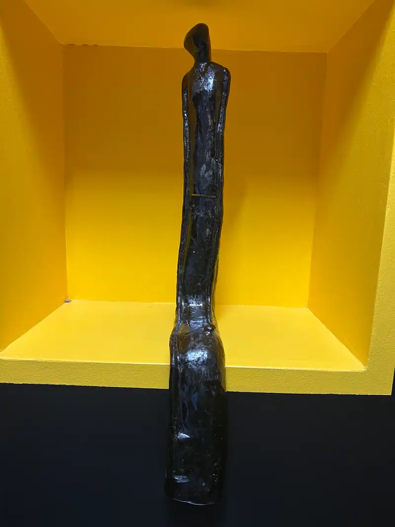 Sans titre, sculpture en céramique (grès) de Christel Art